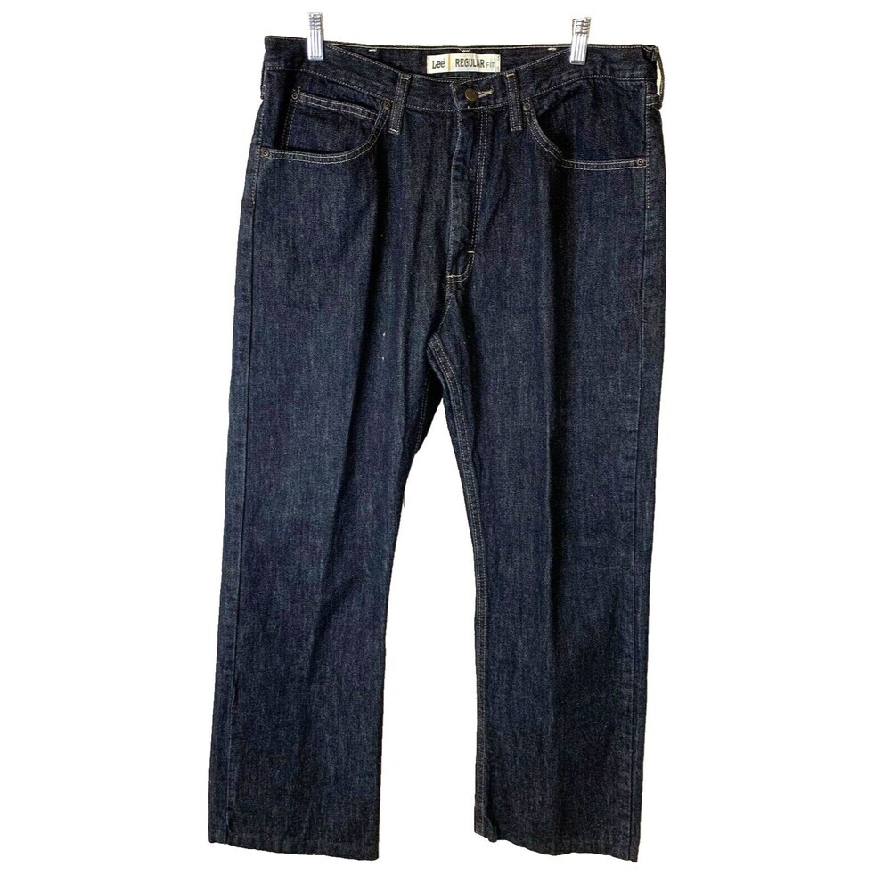 Lee Riders Jeans Men’s 36x30 Dark Blue Regular Fit Made in USA Boot Cut VTG